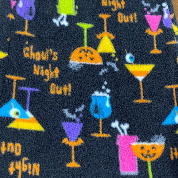 Halloween Theme Fleece Pajama Pants "Ghoul's Night Out" Juniors S/CH (4-6) - Picture 4 of 12